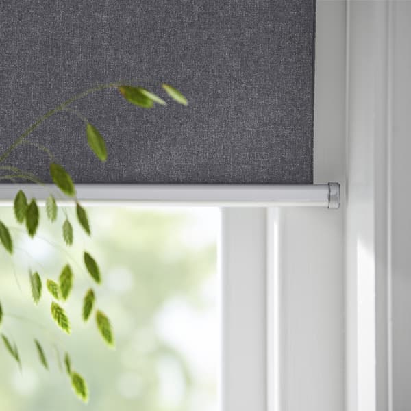 FYRTUR smart window blind rolled out, shown against a white background.