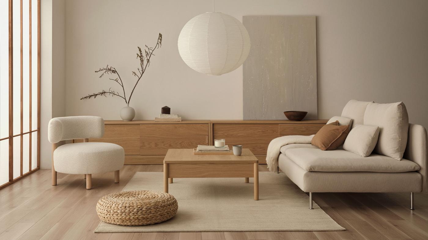 美品☆IKEA ☆テーブル☆サイドテーブル☆ラタン☆ジャパンディ☆ナチュラル☆ イケア】部屋がホテルみたいになる！隙間にちょうど良い