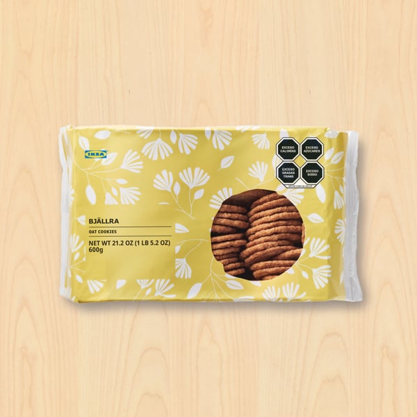 Galletas de avena , 600g