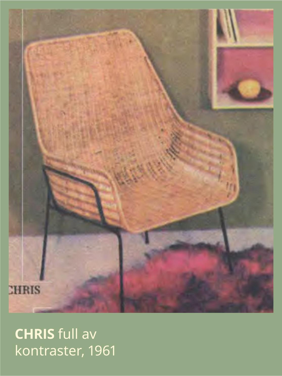 Gammelt bilde av en rotting stol.