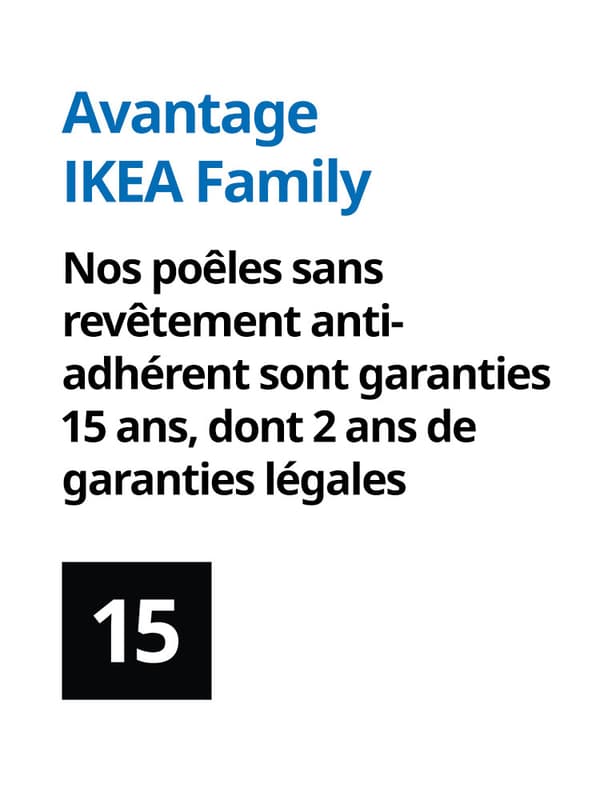 Garantie 15 ans poêles IKEA