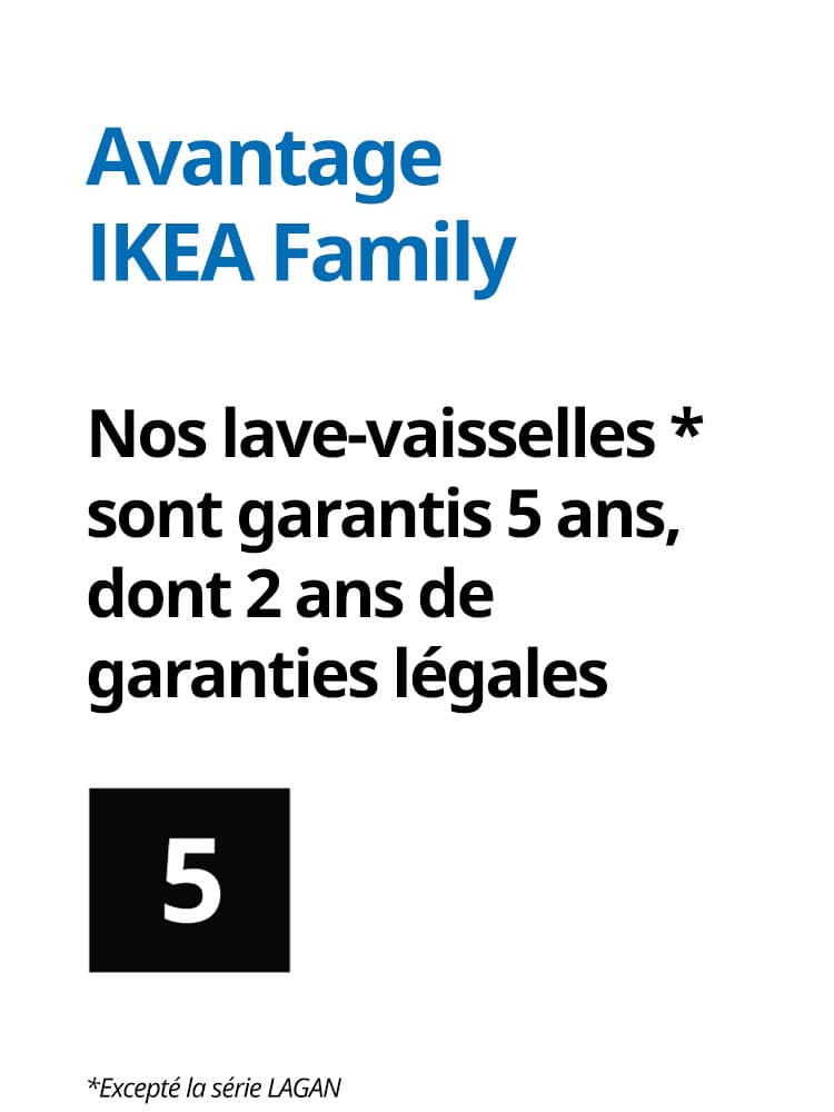 Garantie 5 ans sur nos lave-vaisselles