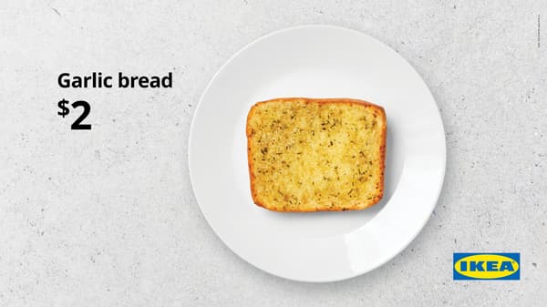 Garlic bread x 1