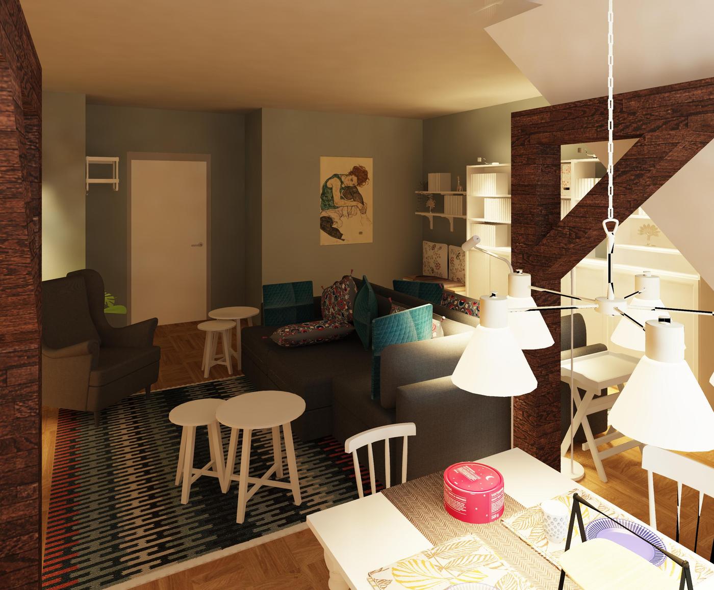 Gemütliches Wohnen unterm Dach mit Kindern