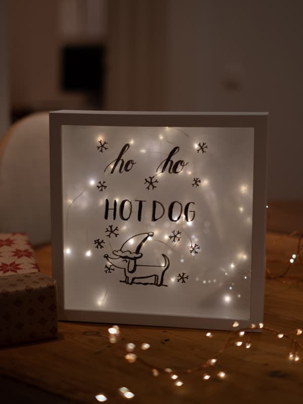 Geschenkidee: DIY Leuchtkasten.