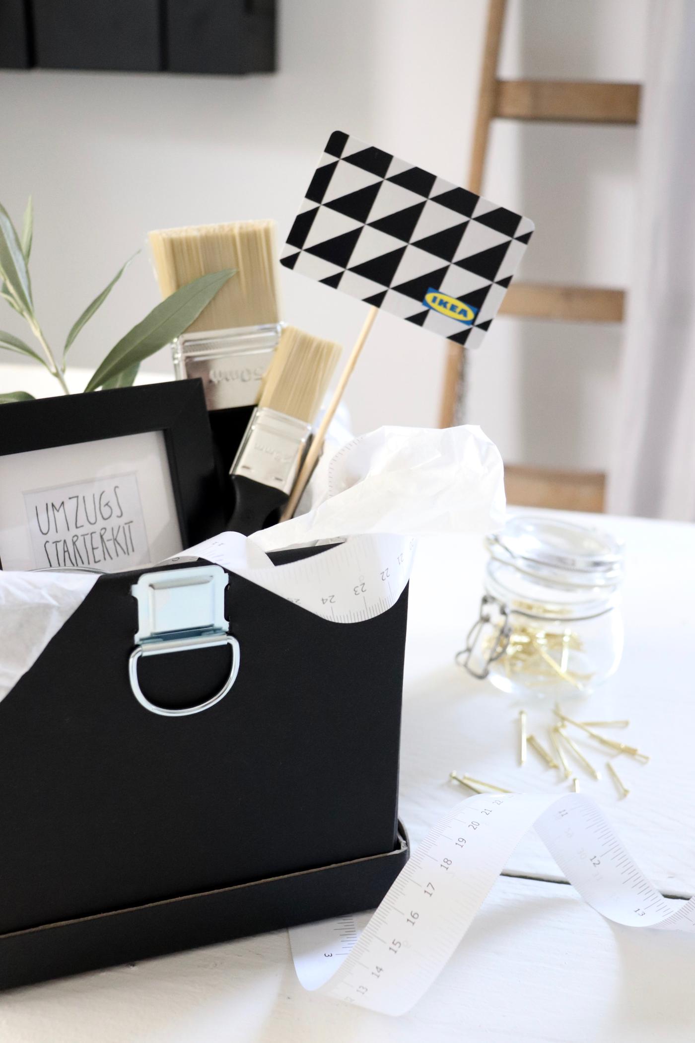 Geschenkideen für ein Geschenkeset zum Umzug.