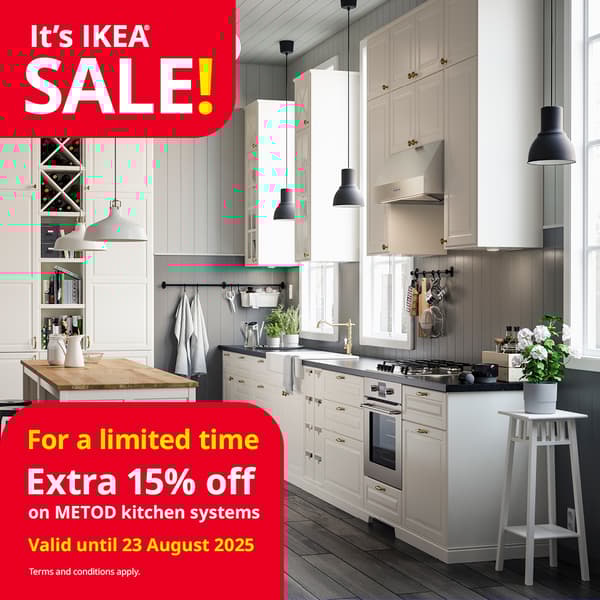 Get 15% off METOD Kitchens