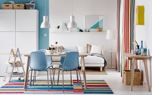 Get colour happy in cool Scandi style