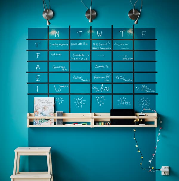 Get organised with a family weekly planner.