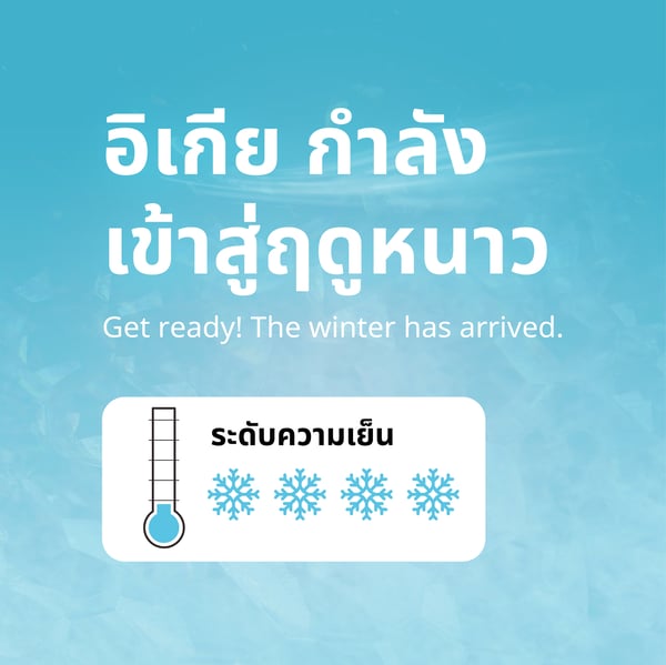 Get ready! The winter has arrived