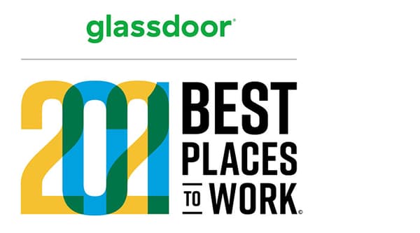 Glass door 2021 Best Places to work award
