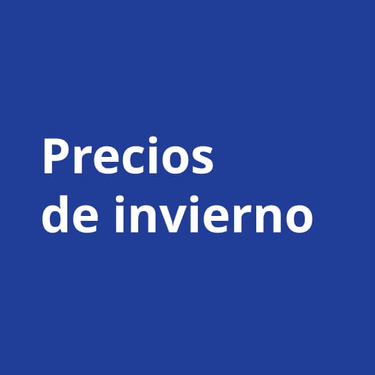 Gráfica precios de invierno