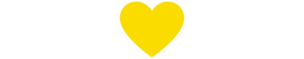 Graphic of a yellow heart.