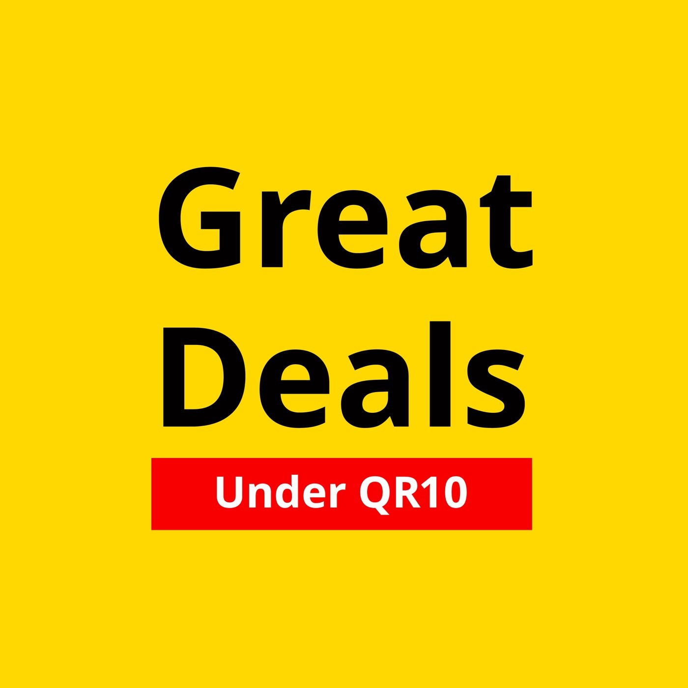 Great deals under QR10