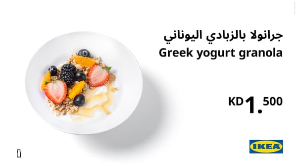 Greek yogurt Granola 