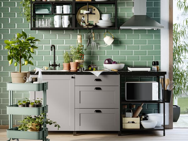 Grey ENHET kitchen