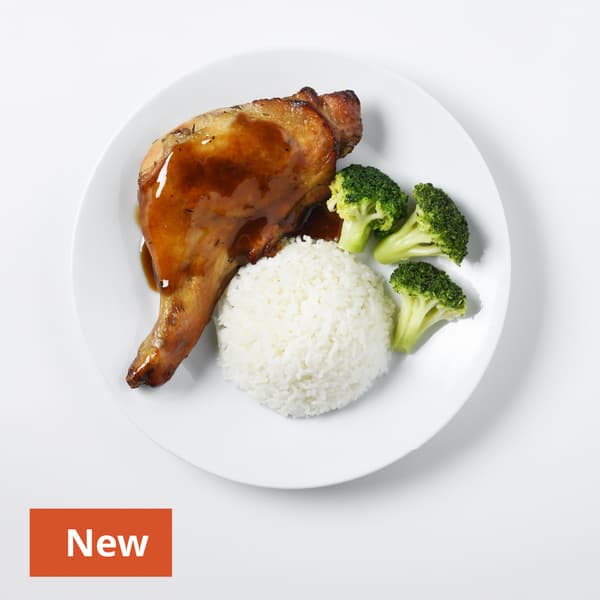 Grilled Chicken Leg
served with Rice, Broccoli, and Tamarind Sauce
269 THB 