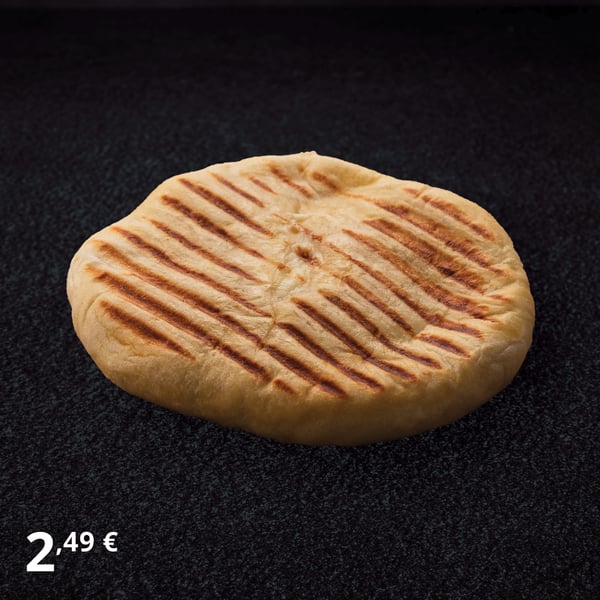 Grilled khachapuri with cheese