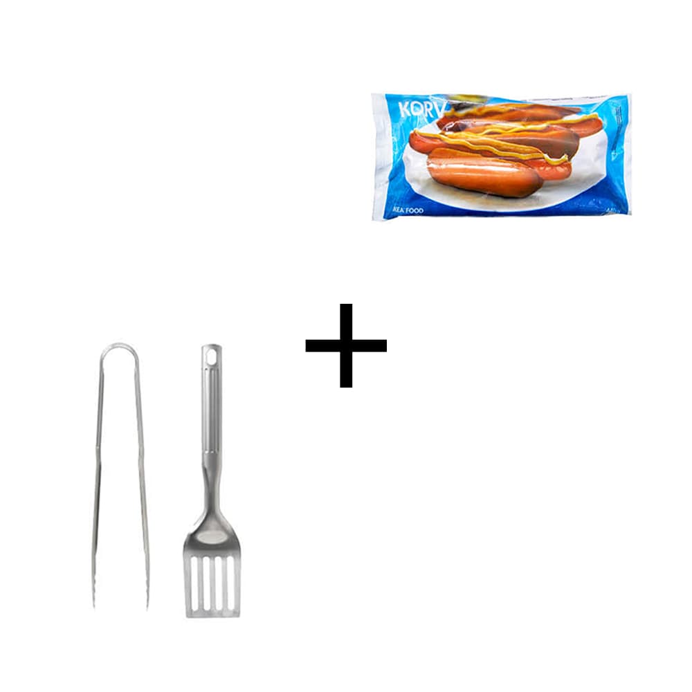 GRILLTIDER grillezőszett + KORV kolbász, fagyasztott 