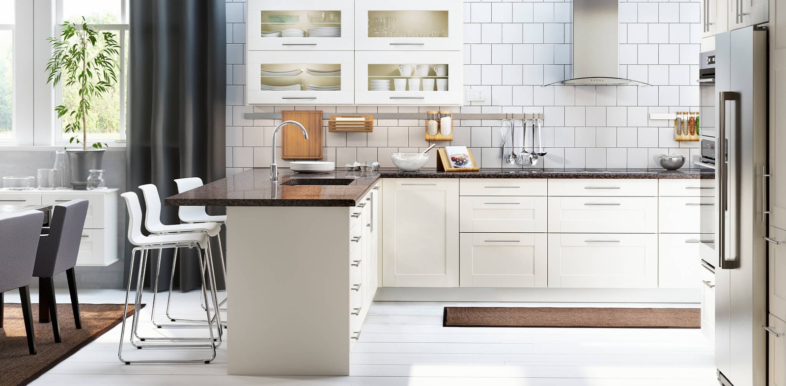 OffWhite Kitchen GRIMSLÖV Series IKEA