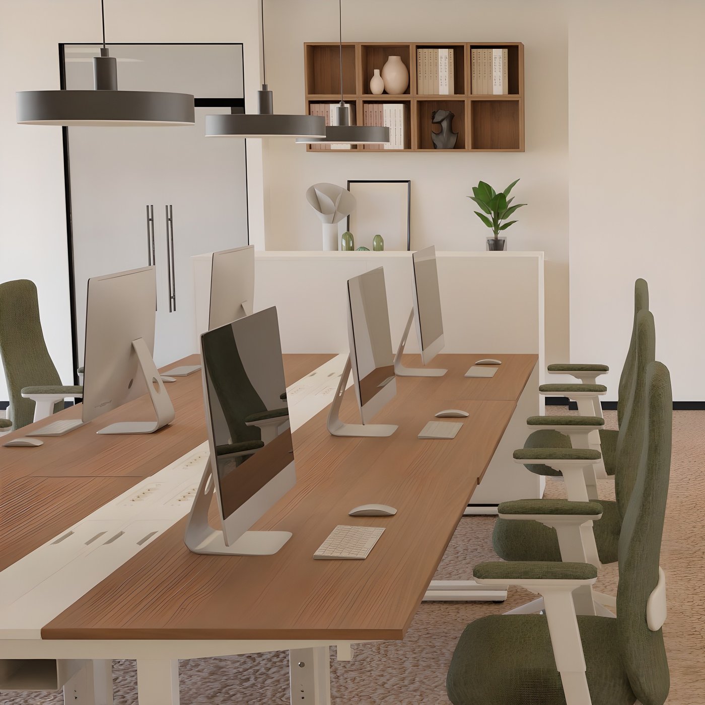 GRÖNFJÄL chair, MITTZON desk, EKET storage