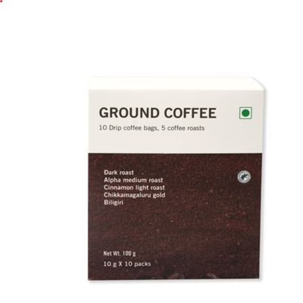 Ground Coffee 5 Drip coffee bags 100% Arabica