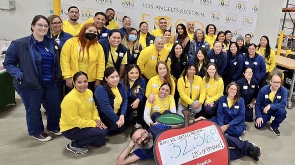 Group of IKEA coworkers posing for a photo