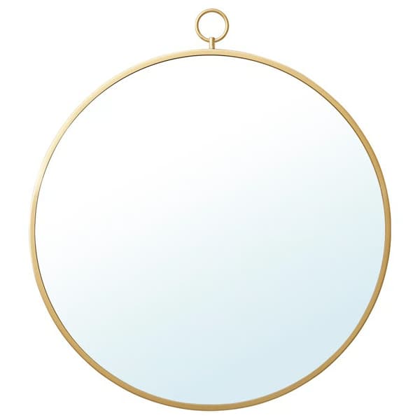 GRYTÅS, gold-coloured mirror