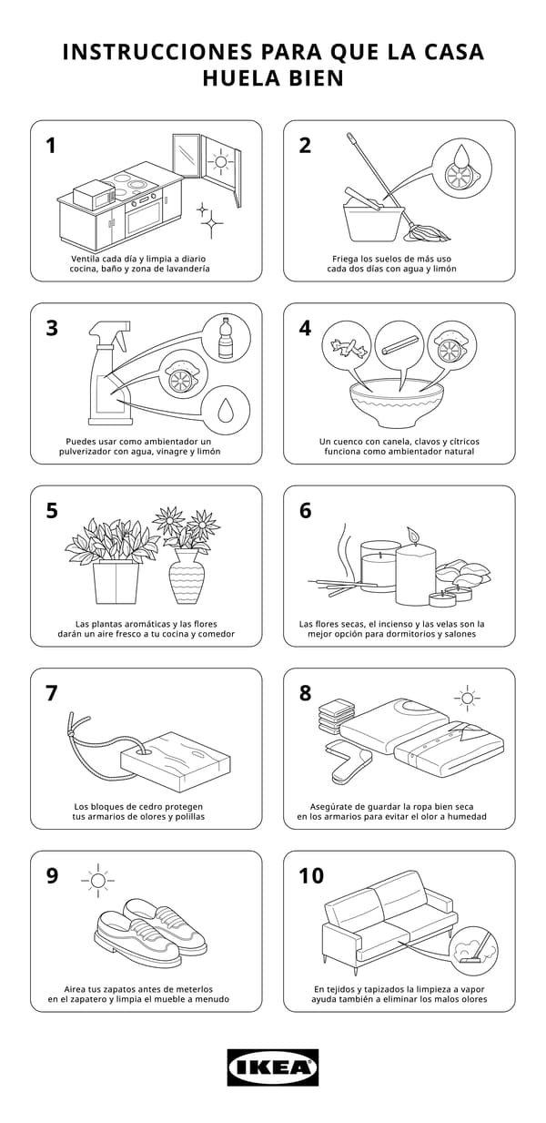 Guide to preventing bad smells and keeping your home smelling fresh.