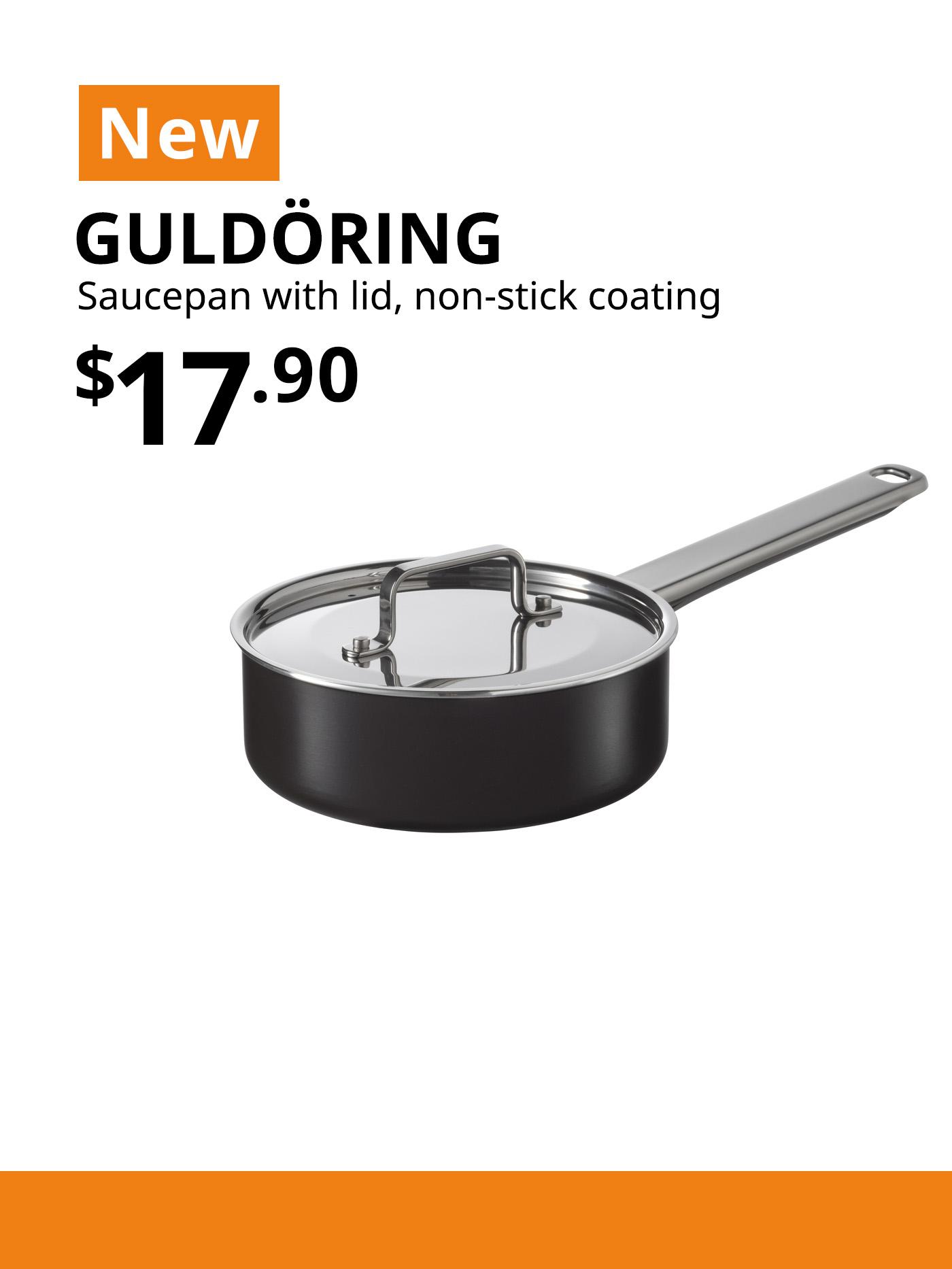 GULDÖRING saucepan with lid. Price: $17.90