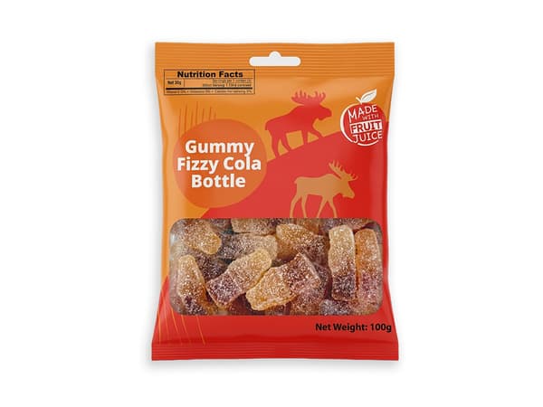 Gummy Fizzy Cola Bottle 
100g
RM4.90