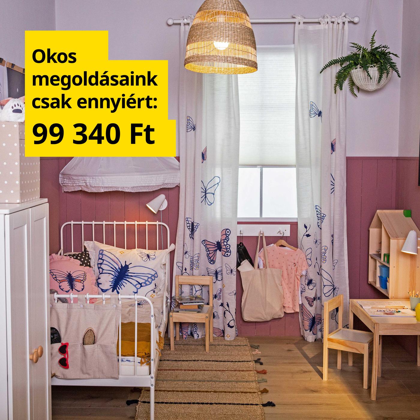 Gyerekszoba, ami a lányoddal együtt nő.