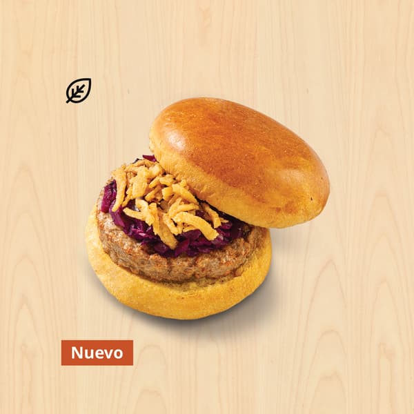 Hamburgesa vegetariana $55