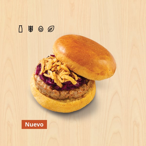 Hamburguesa vegetariana $55