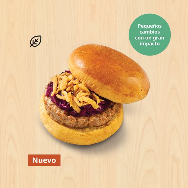 Hamburguesa vegetariana $55