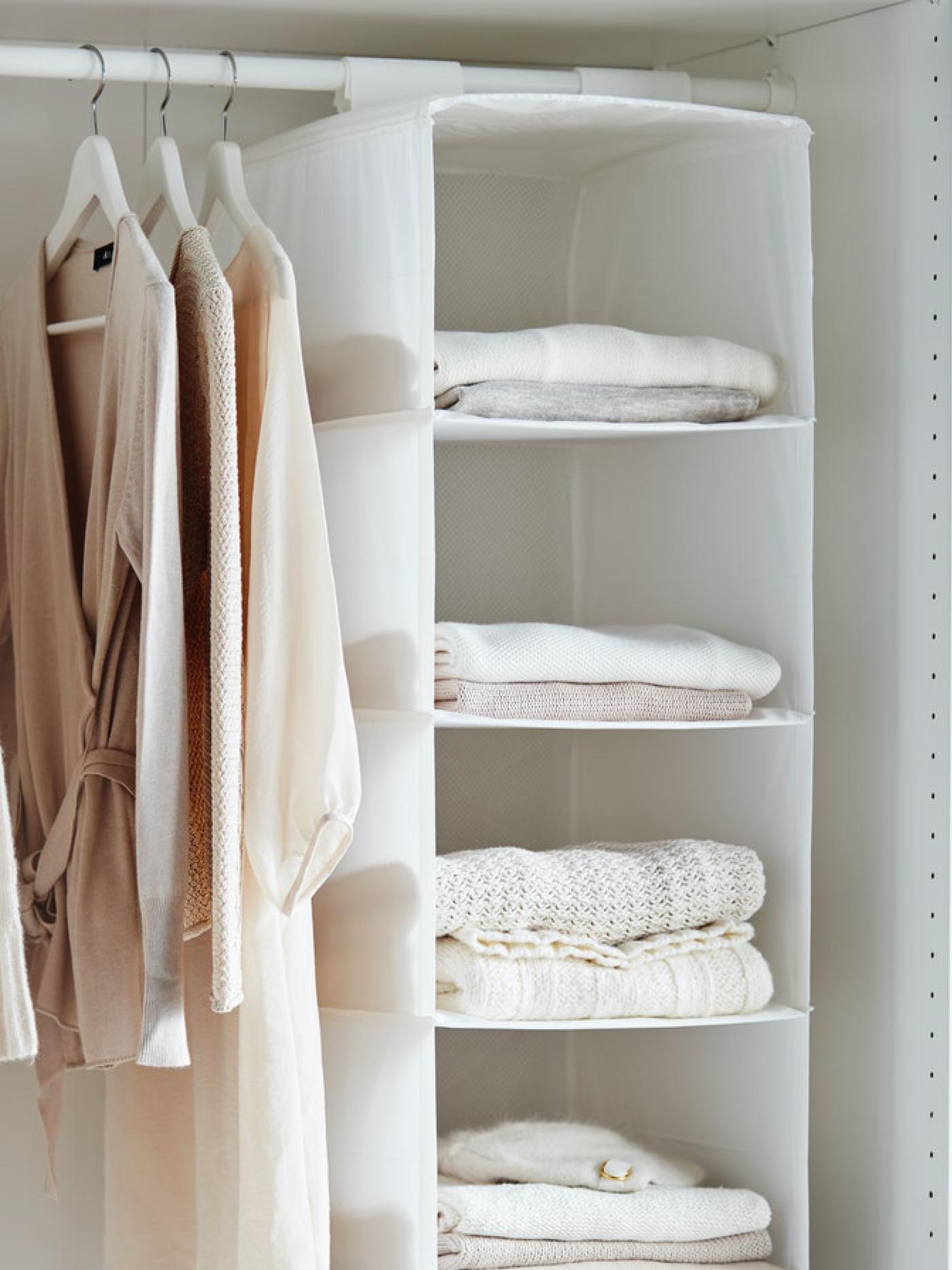 Hanging clothes organisers