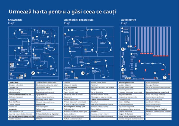 harta magazin IKEA