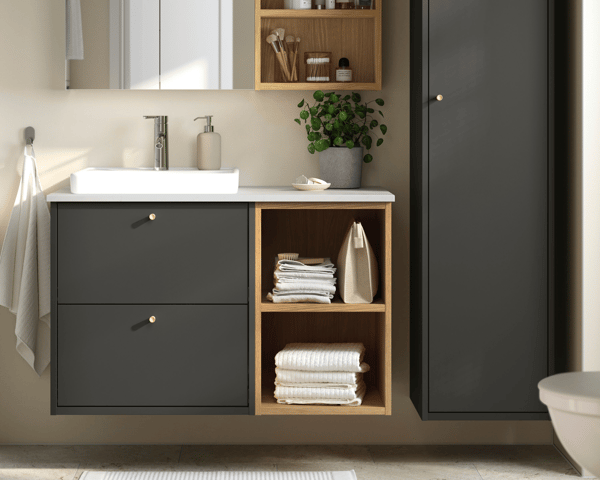 HAVBÄCK bathroom system.