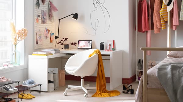 Hé, ma chambre à coucher est aussi un bureau