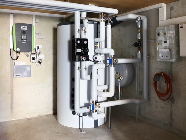 Heat pump of the family Enggist.