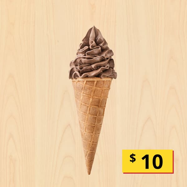 Helado de chocolate
