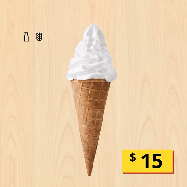 Helado de vainilla
$15