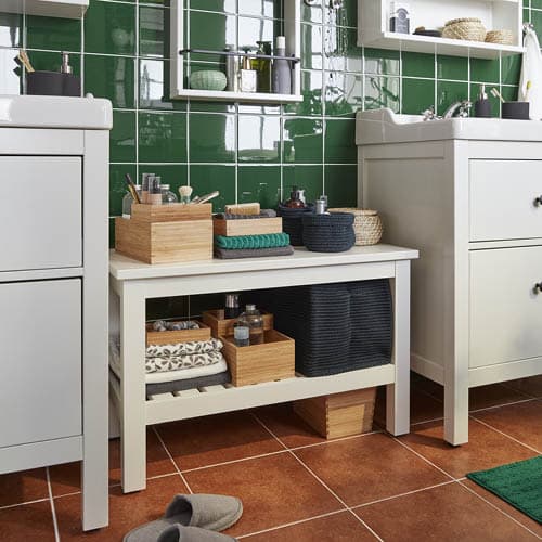 HEMNES
Bench, white,
83 cm
