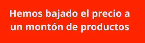 Hemos bajado el precio