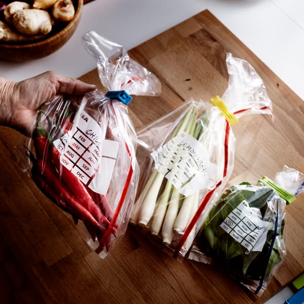 Herbs and spices with a high water content (like chilli’s, lemongrass, and lime leaves) store best in the freezer.