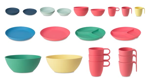 HEROISK and TALRIKA plates, bowls, and mugs due to risk of breakage and burns