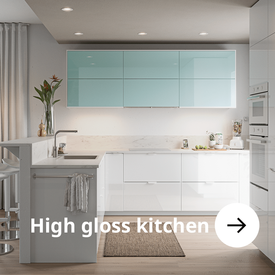 High gloss kitchens
