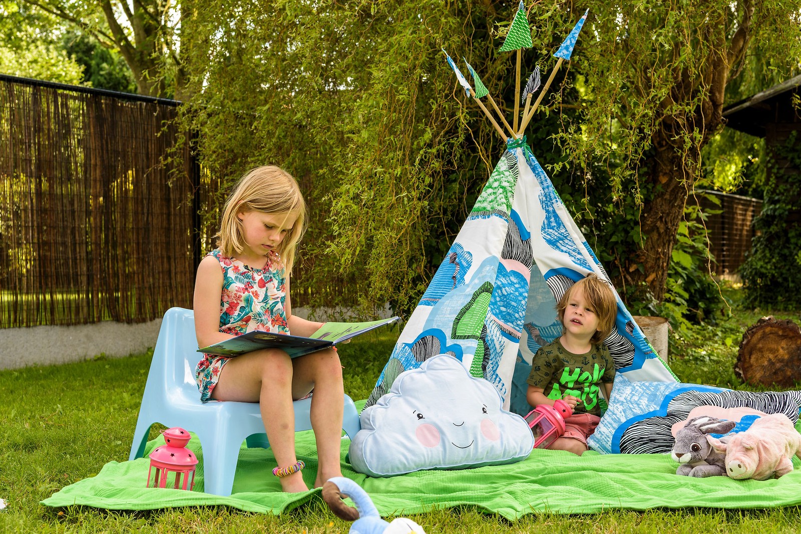 Hoe maak je een tipi tent? - IKEA
