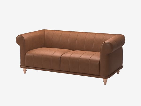 HÖGALID brown, leather