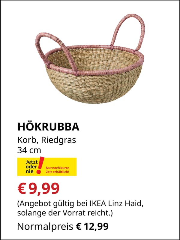 HÖKRUBBA, Korb, €9,99